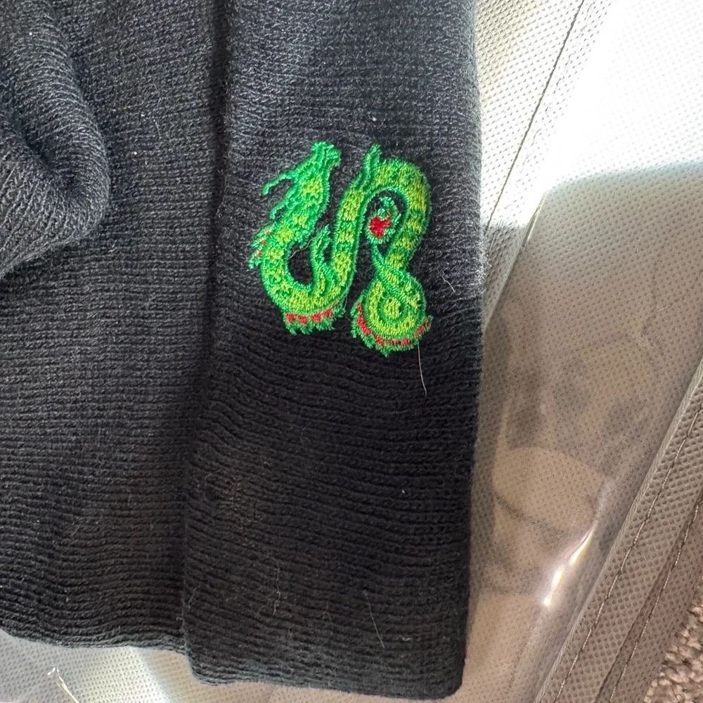 Black Kids Beanie Set